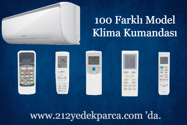 Klima Kumandaları Universal Arçelik Beko Altus Daikin Vestel