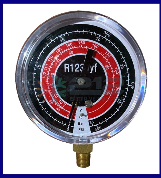 R1234yf Gaz Saati LX-DS-3017 Kırmızı