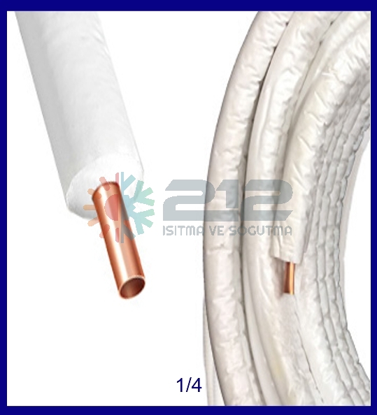 1/4 Tek İzolasyonlu Bakır Boru VRV