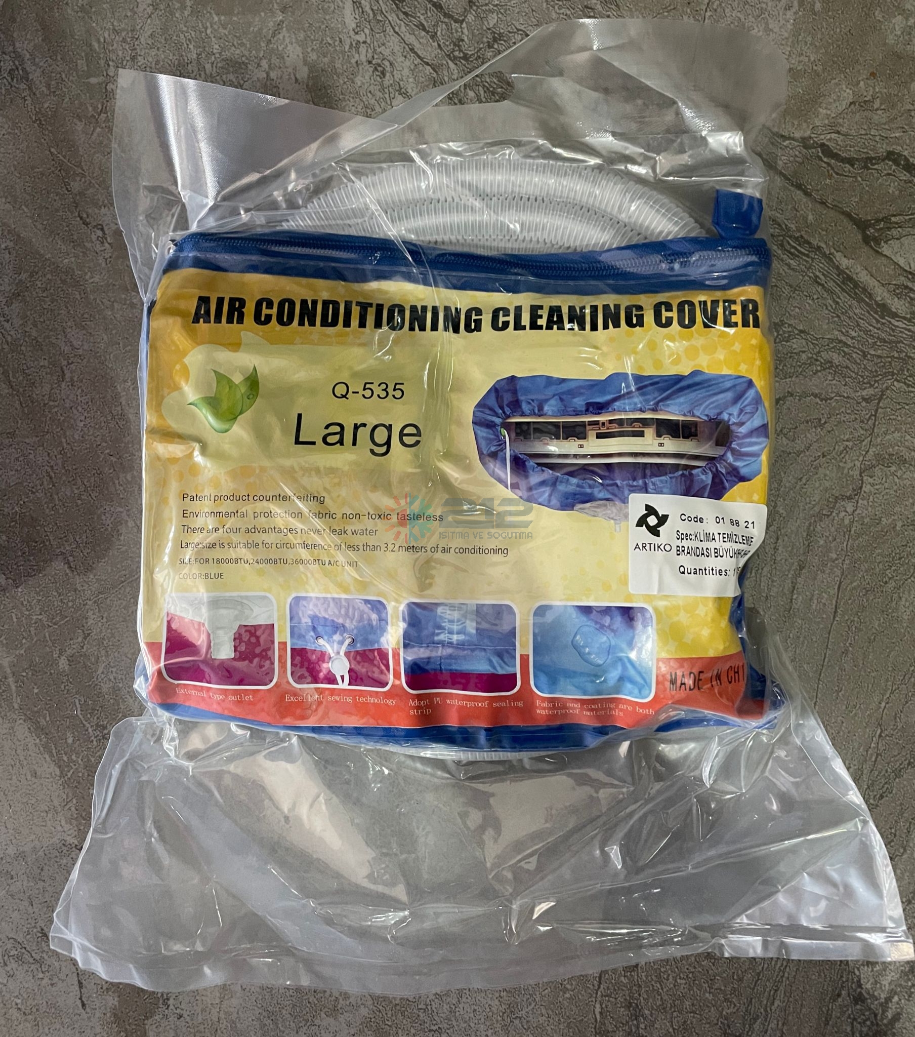 Klima Temizleme Brandası Bakım Çadırı