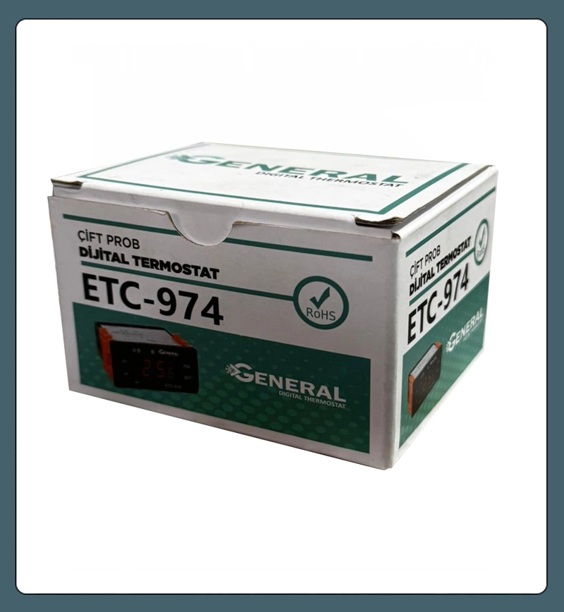 General ETC-974 Dijital Termostat Çift Prob