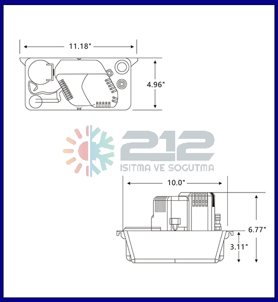 HL-CP 12 Klima Tahliye Pompası