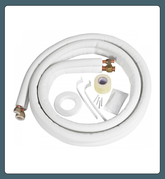 9000 12000 BTU 1/4-3/8 3 Metre Alüminyum Montaj Boru Seti