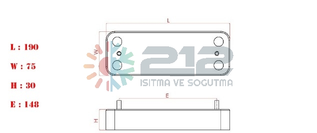 ECA Gerda Premix Kombi Plaka Eşanjör