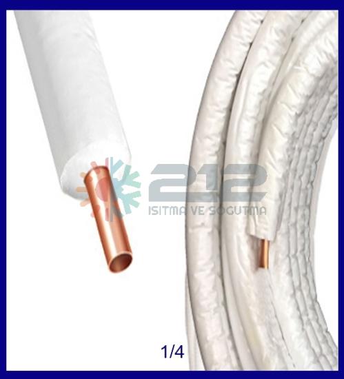 9mm Tek İzolasyonlu 1/4 Klima Bakır Borusu