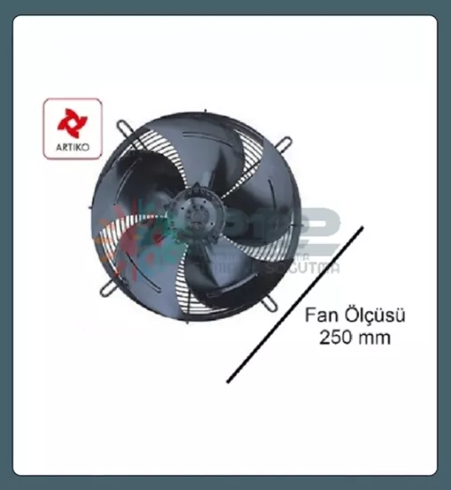 Aksiyel Emici Fan Motoru 250 MM YWF 4E