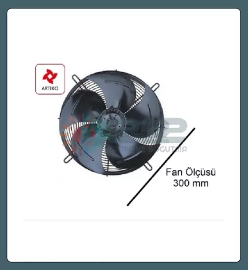 Aksiyel Emici Fan Motoru 300 MM YWF 4E