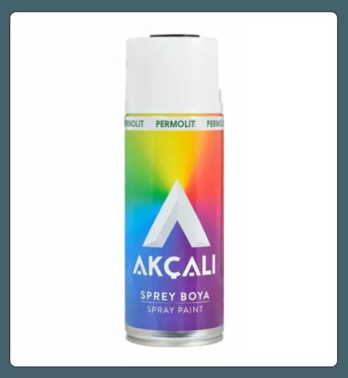 Akçalı Parlak Siyah Boya Sprey 326