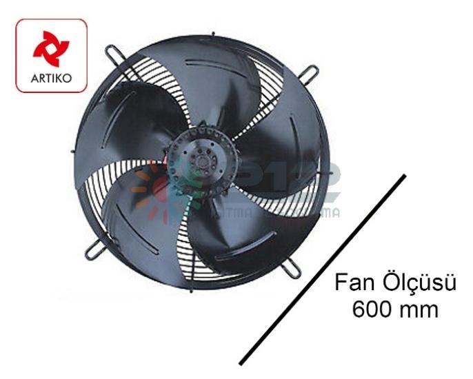 Aksiyel Emici Fan Motoru 600mm