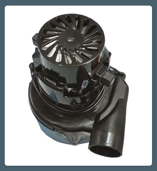 Çift Fanlı Egzozlu 24 Volt Süpürge Vakum Motoru