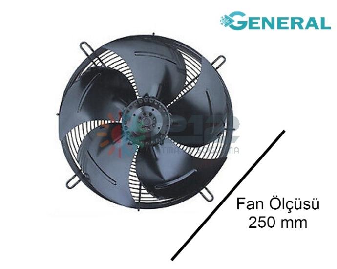 Aksiyel Emici Fan Motoru 250mm YWF4E-250S