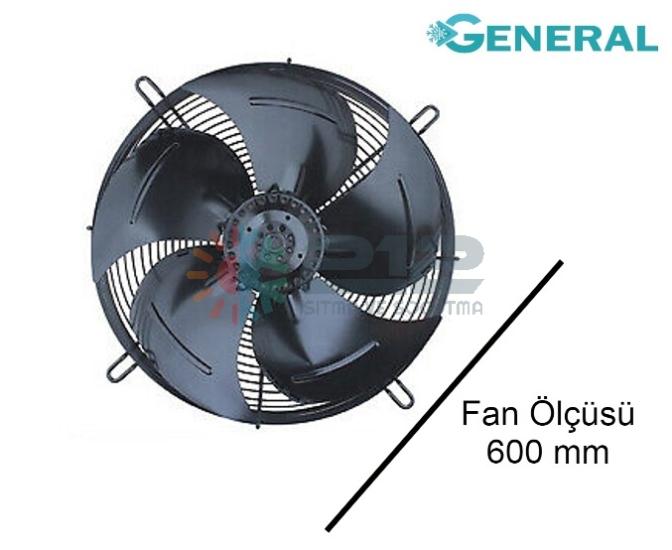 Aksiyel Emici Fan Motoru 600mm YWF4E-630S