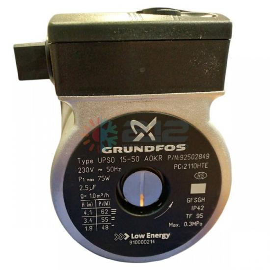 Grundfos UPS 15-50 75W 3 Devir Kombi Pompası