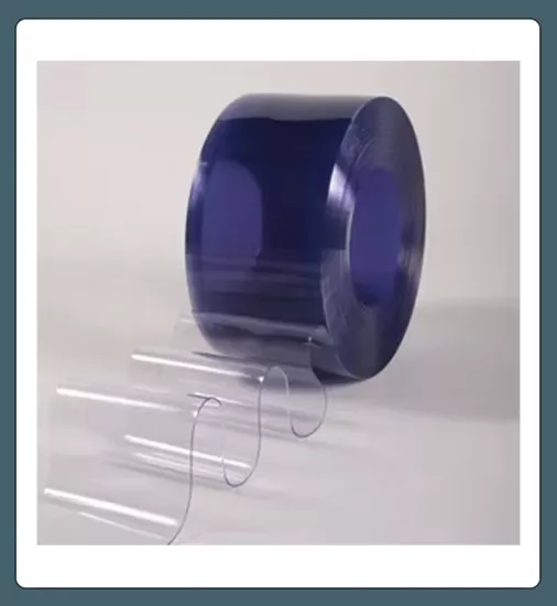 PVC PERDE 200MM*2MM*50M - MAVİ