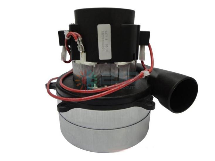 Ametek Süpürge Motoru Çift Fanlı 24V Egzoslu