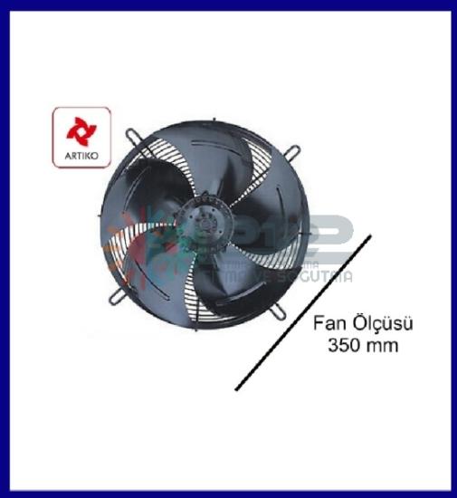 Aksiyel Üfleyici Fan Motoru 350mm 1250 RPM