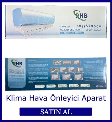 Klima Önü Rüzgar Önleyici Hava Aparatı